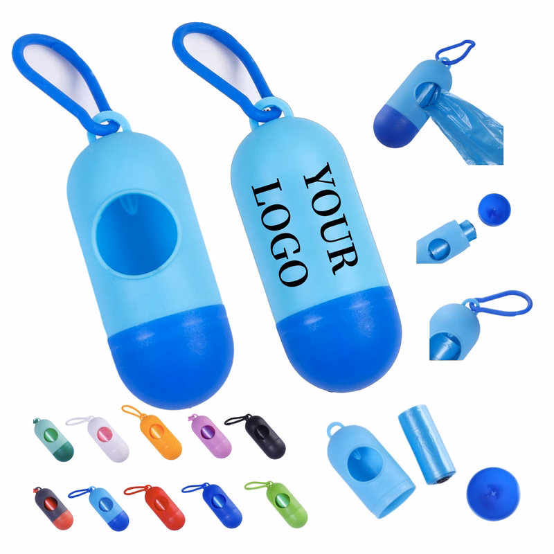 Capsule Pet Waste Bag Dispenser Portable Clip
