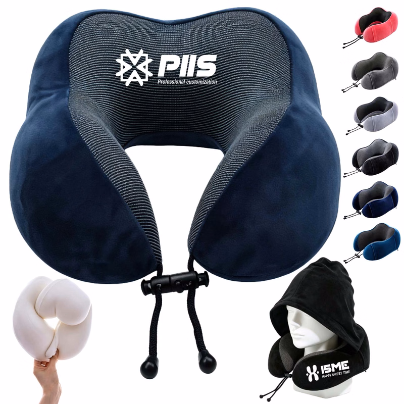 Memory Foam Neck Pillow, Sleeping, Airplane, Car, Office
