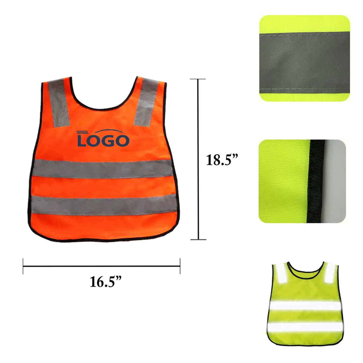 Kids Reflective Safety Vest MOQ30 1