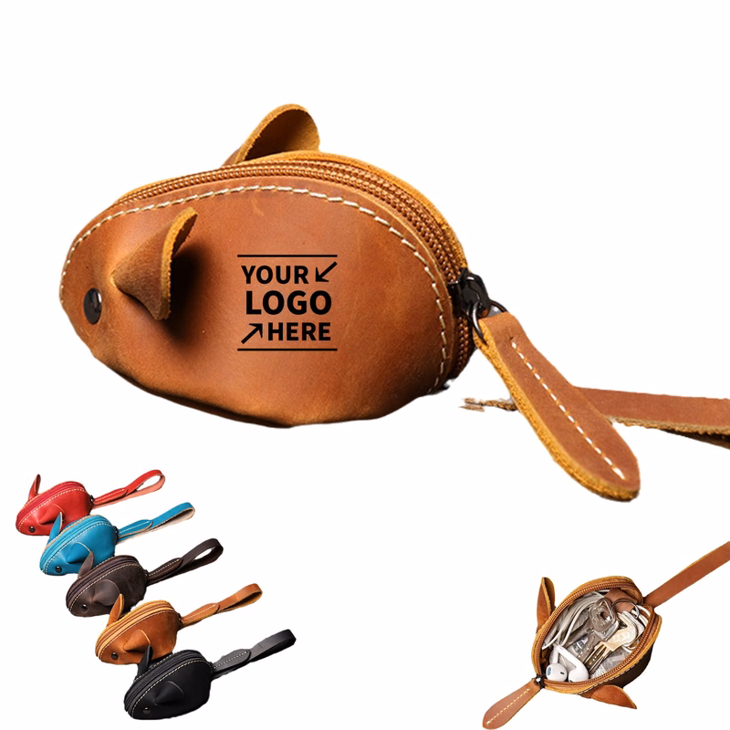 Cowhide Mouse Multifunctional Organizer