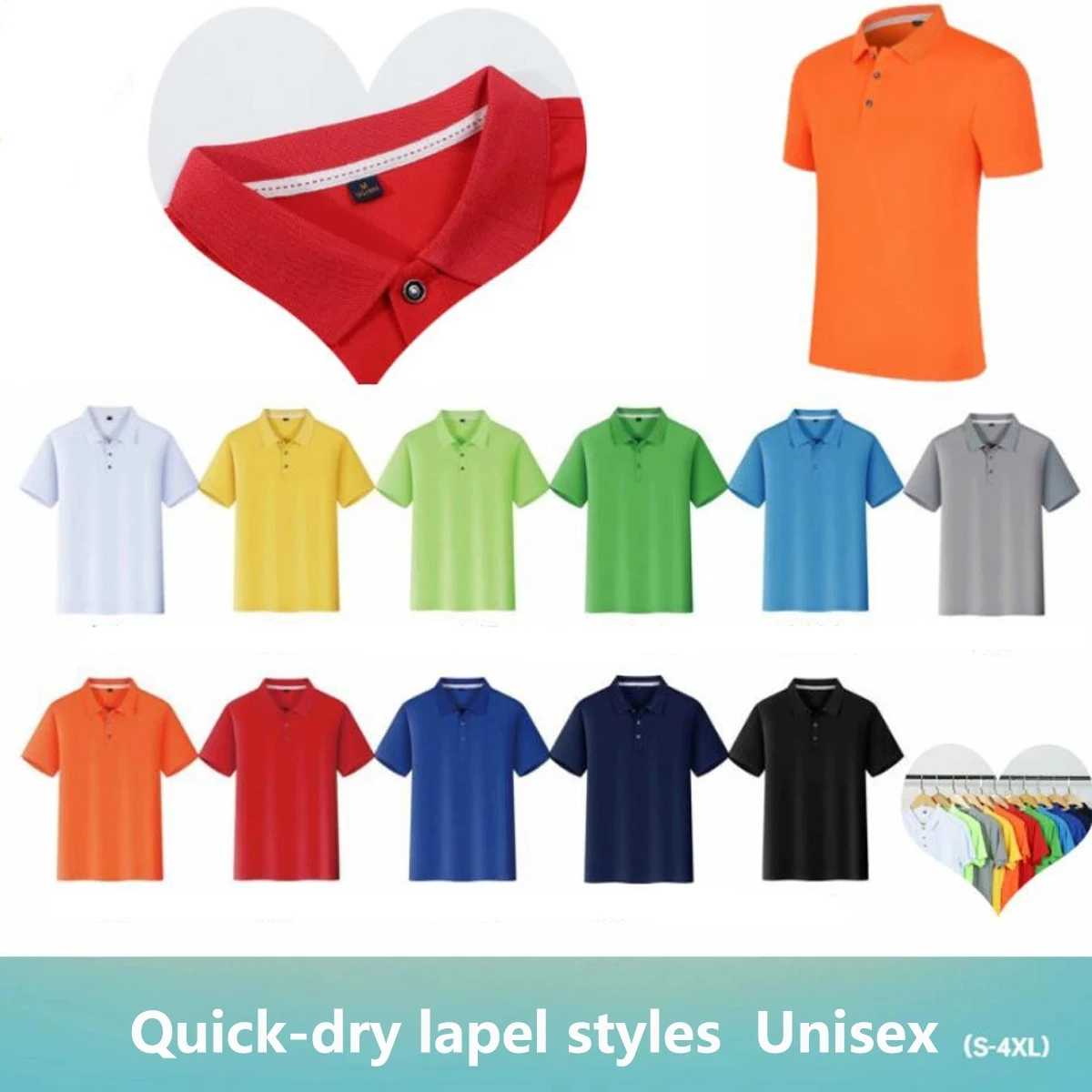 Unisex Quick-Dry Polo Shirt 1