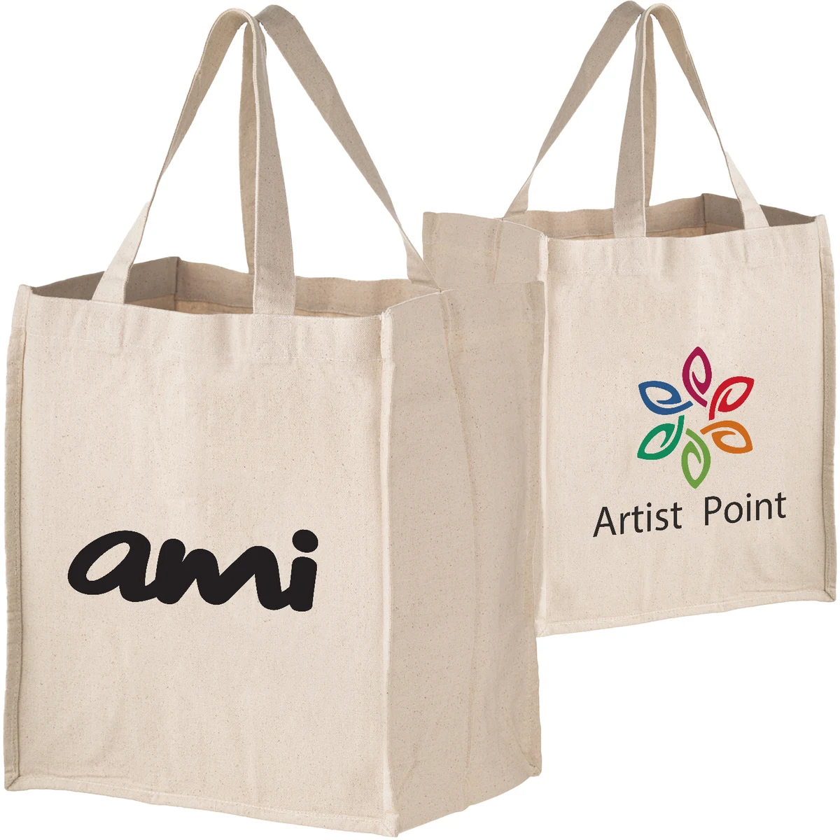 Premium 14 oz. Heavy Duty Canvas Tote Bag w/ Gusset (13" x 15" x 10"), custom tote bag with logo imprint 1