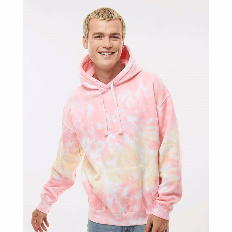 Unisex Tie-Dyed Hooded Sweatshirt - 8777
