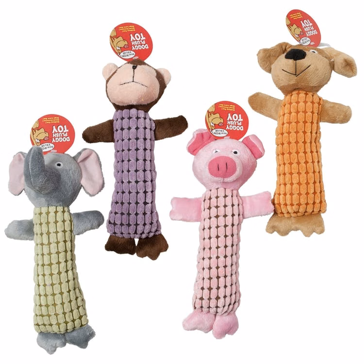 Dog Plush Toys - 4 Animal Styles
