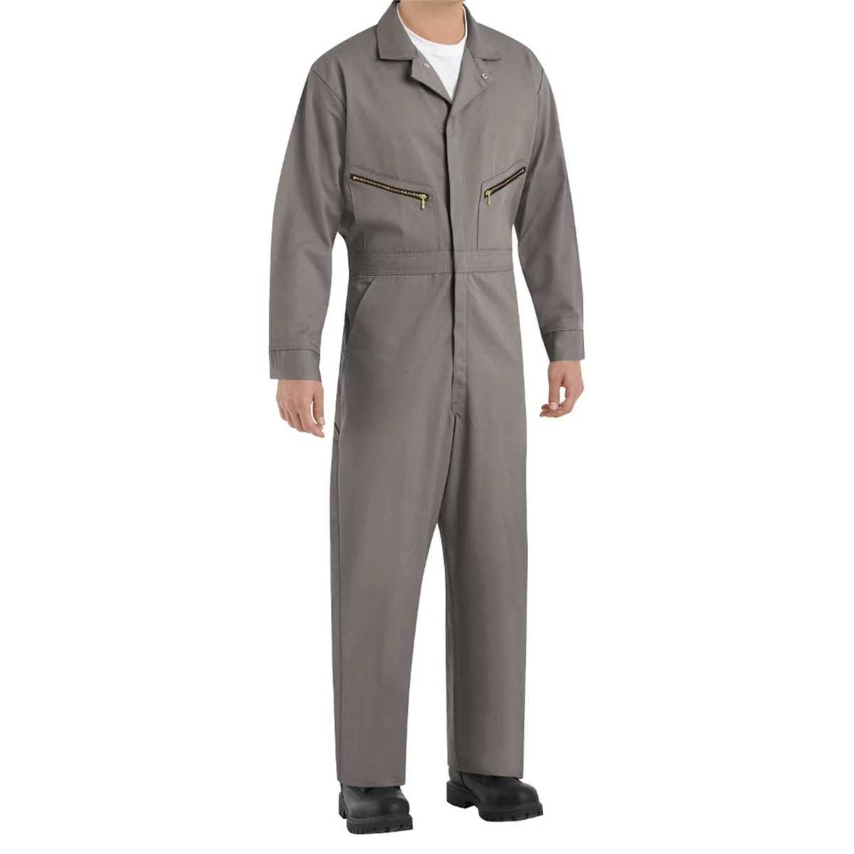 Men's Extended Sizes Zip-Front Cotton Coverall - CC18EXT 1