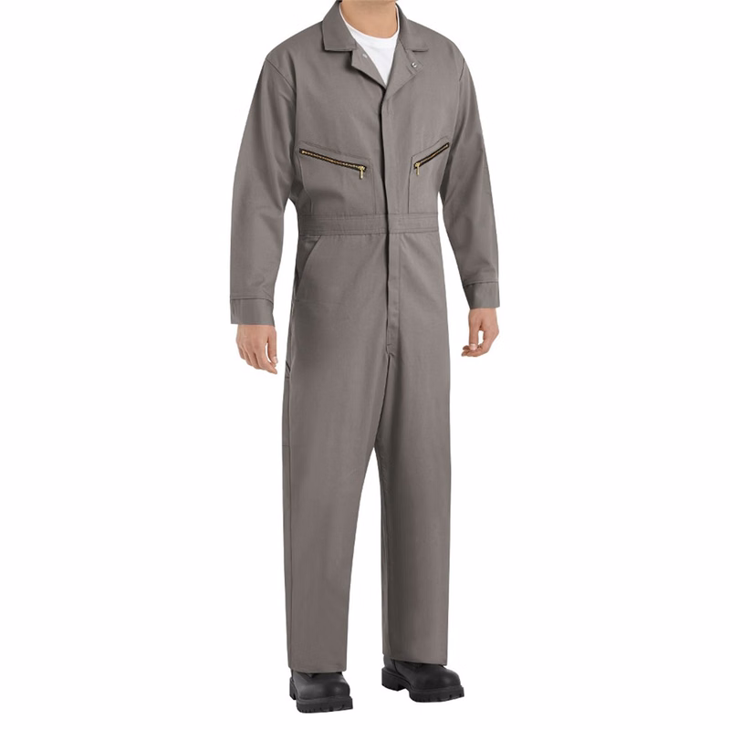 Men's Extended Sizes Zip-Front Cotton Coverall - CC18EXT