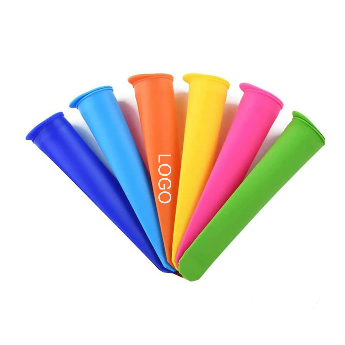 Cylindrical Long Silicone Popsicle Mold 1