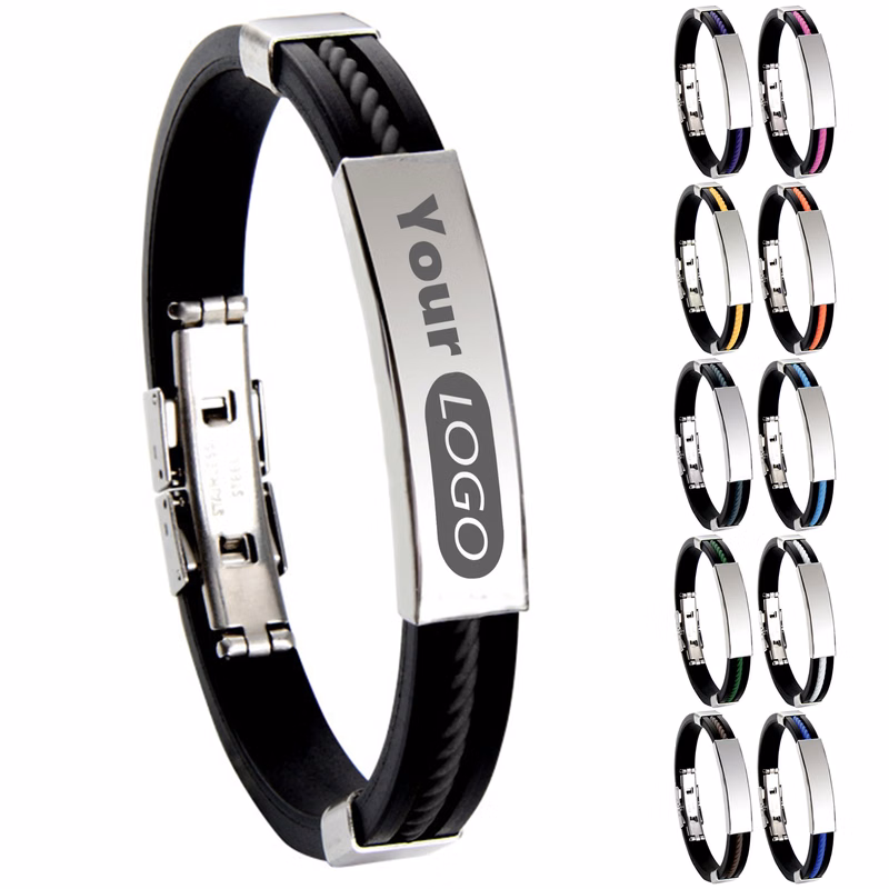 Stainless Steel Multi-Color Wristband