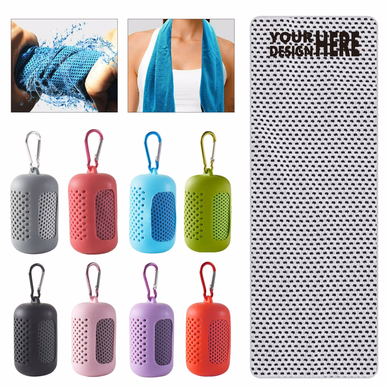 Silicone-Cased Cooling Towel