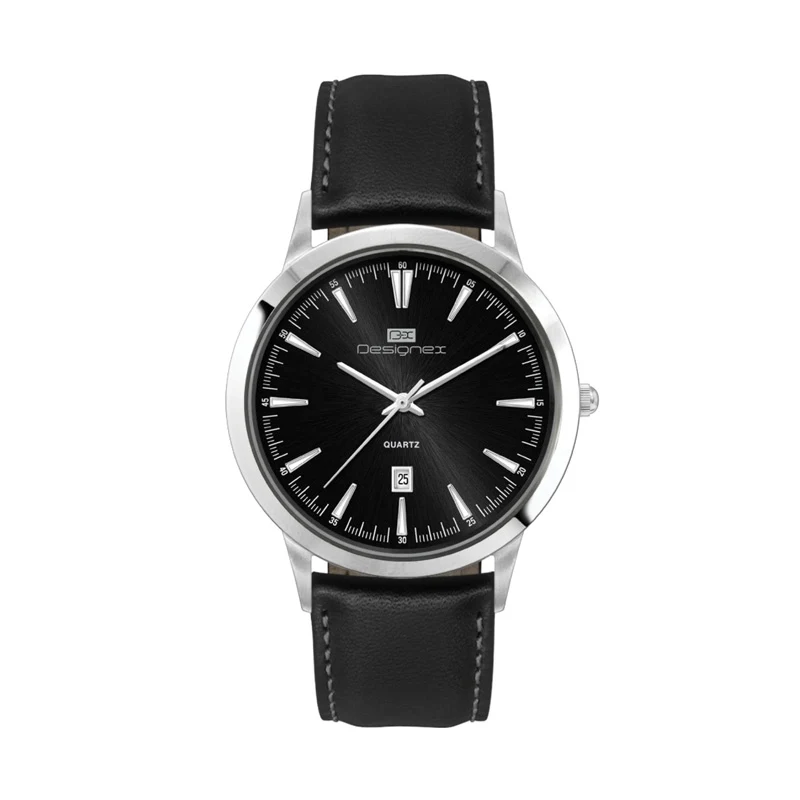 43MM SS SILVER CASE, 3-HAND MVT, DTE 1