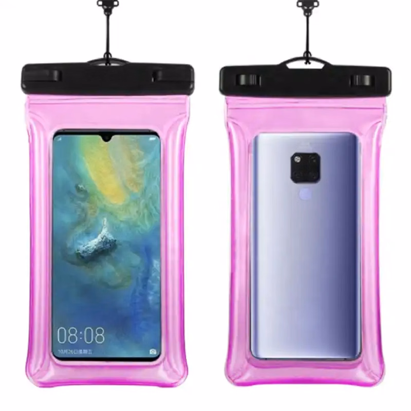 IPX8 Waterproof Floating Smartphone Pouch with Lanyard