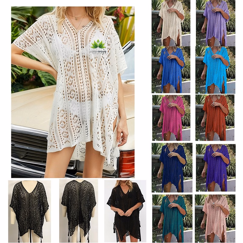 Women's Swimsuit Bikini Beach Swimwear Crochet Cover Up
