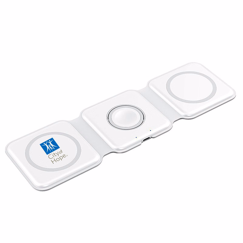 Foldable Soft Plastic 3 In 1 Wireless Charger