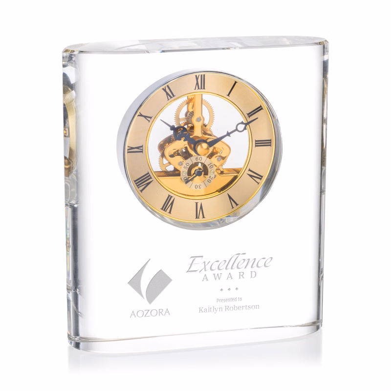 Adams Clock - Gold