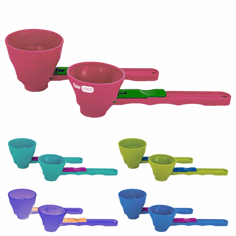 Plastic Precision Pouring With The No-Spill Sliding Scoop And Funnel