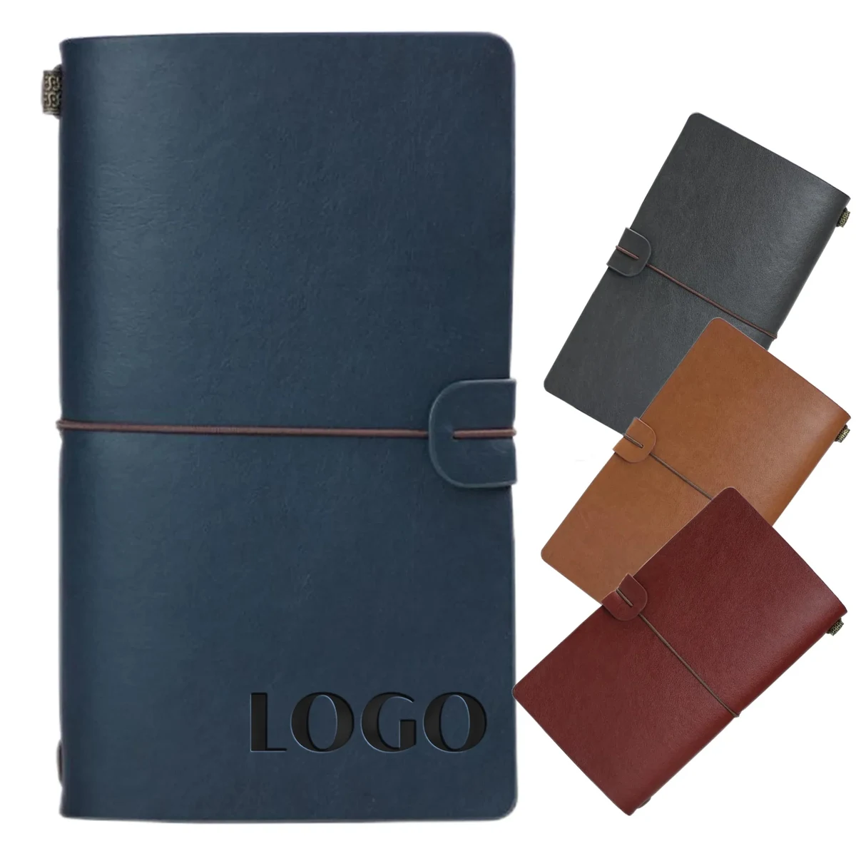 Vintage Faux Leather Ledger 1