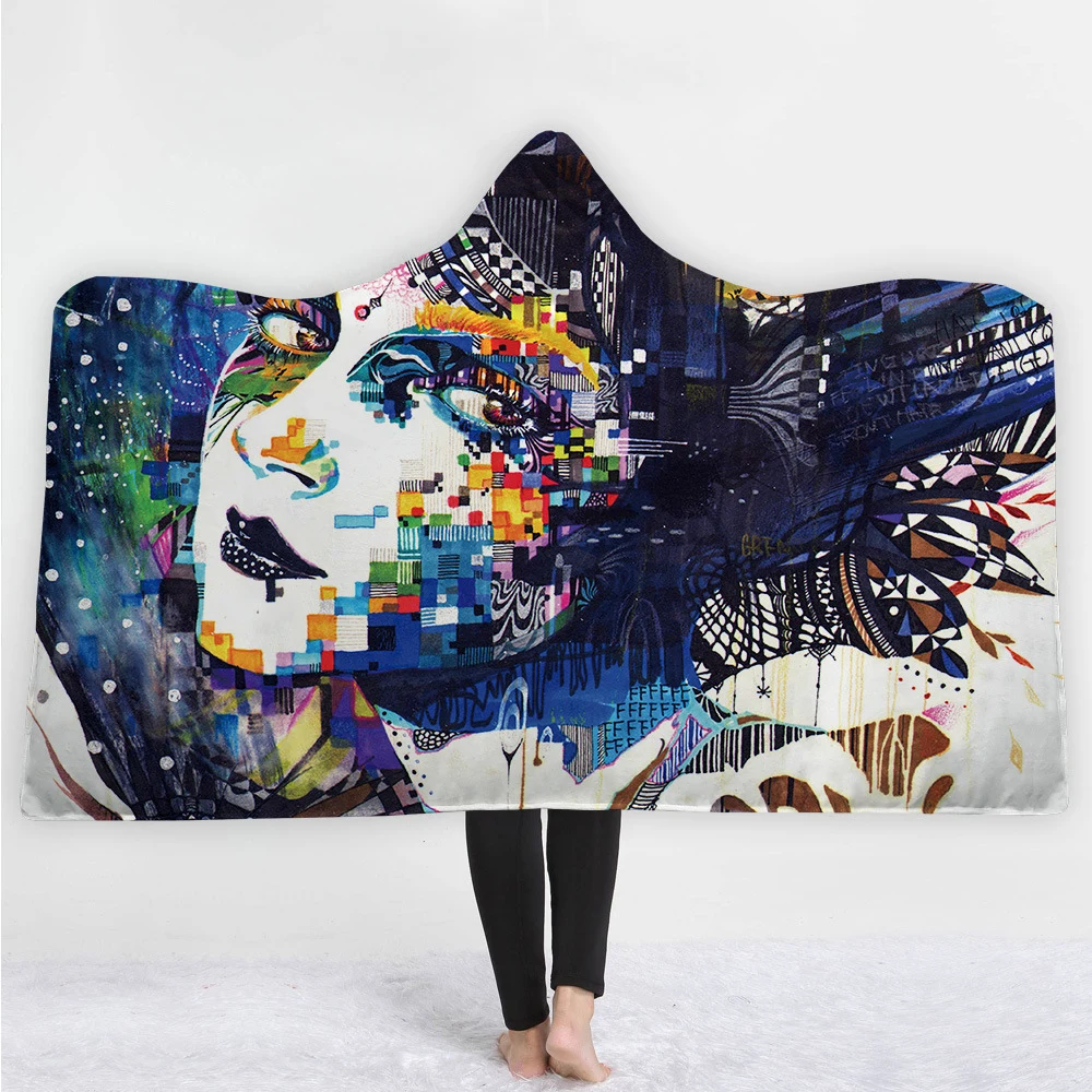 Full Color Hooded Blanket 1