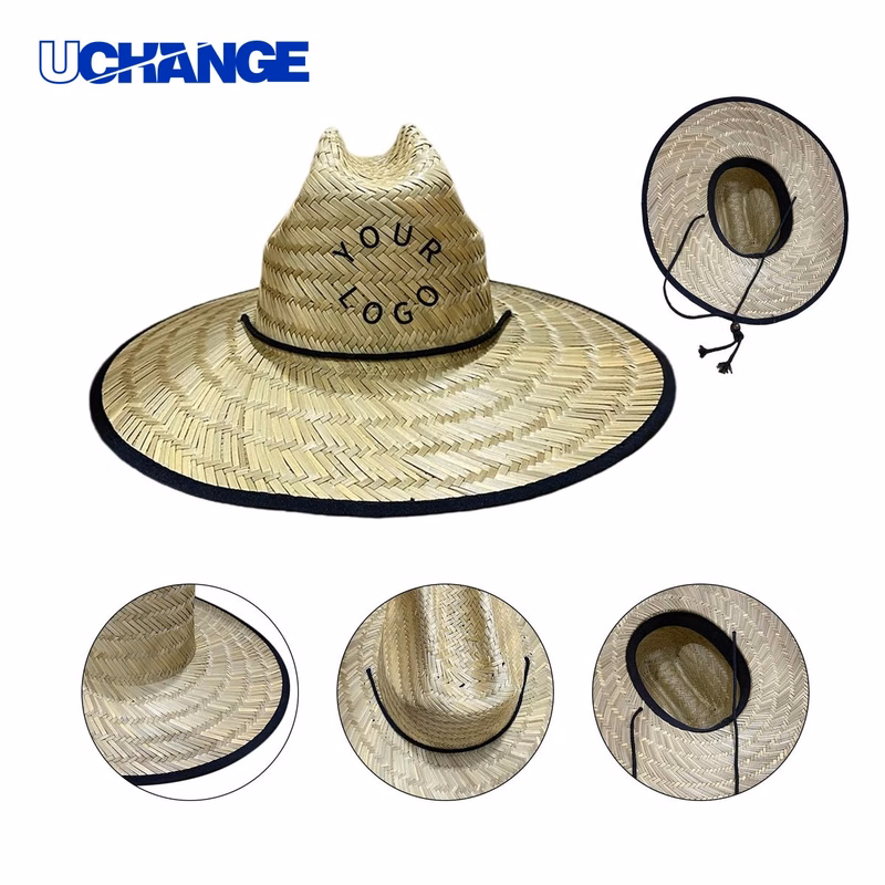 Wide Brim Straw Sun Hat Headwear for Summer Wear