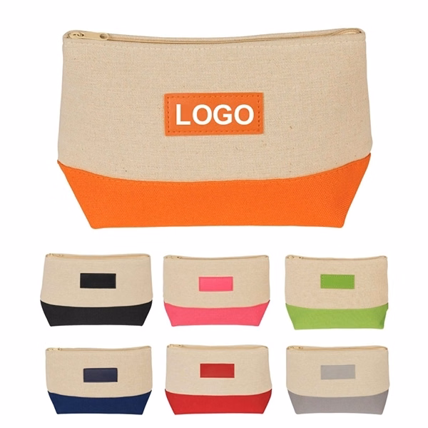 Hotel gifts jute comestic bag
