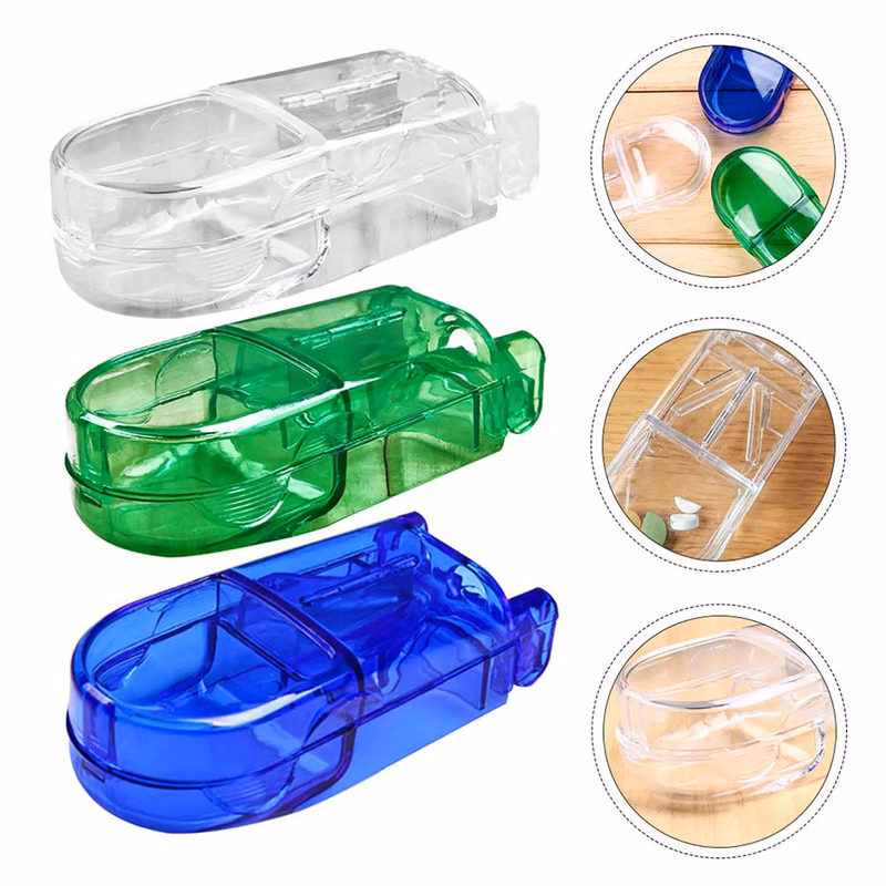 Portable Travel Pill Cutter Splitter