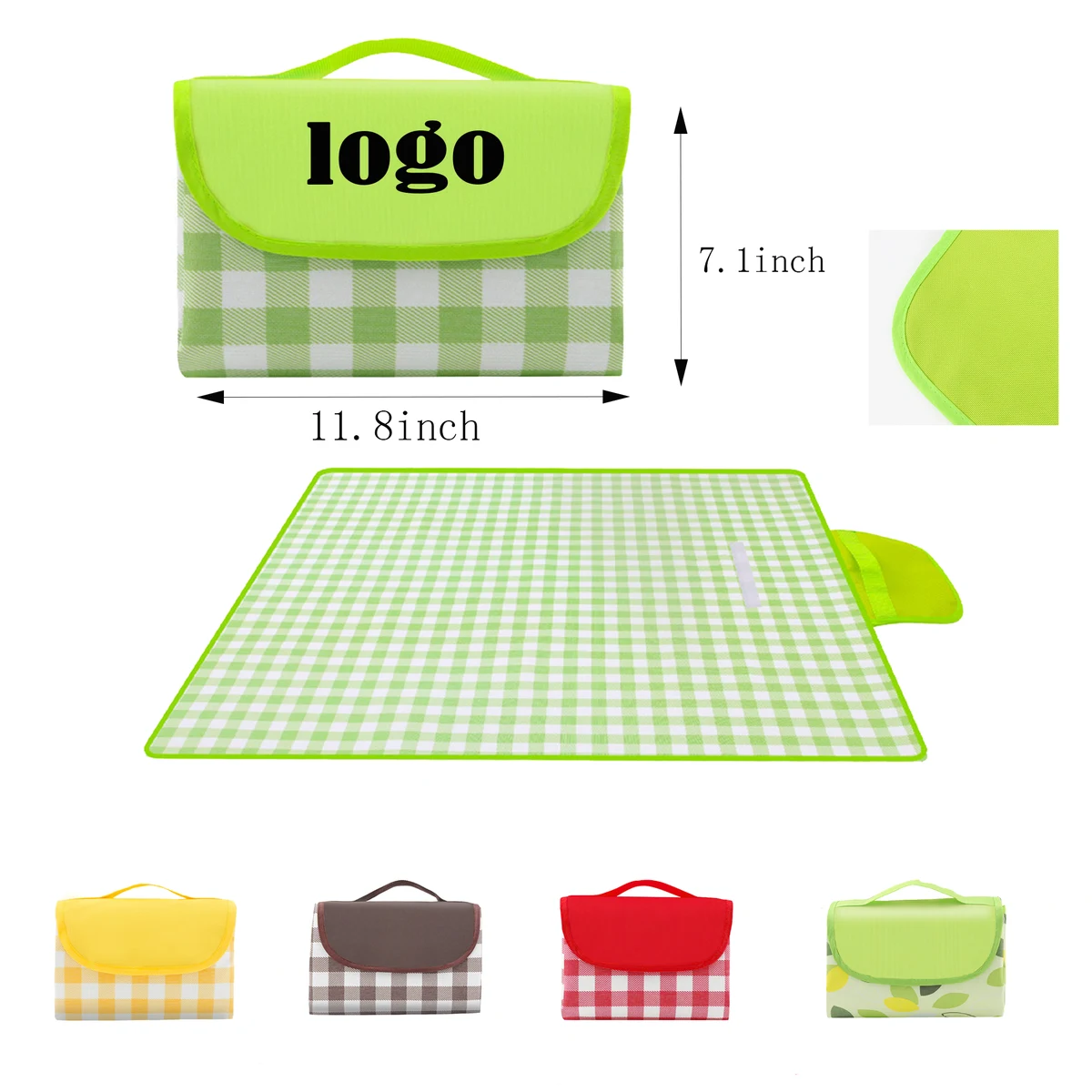 Oxford Picnic Outdoor Waterproof Foldable Blanket For Travel MOQ50 1