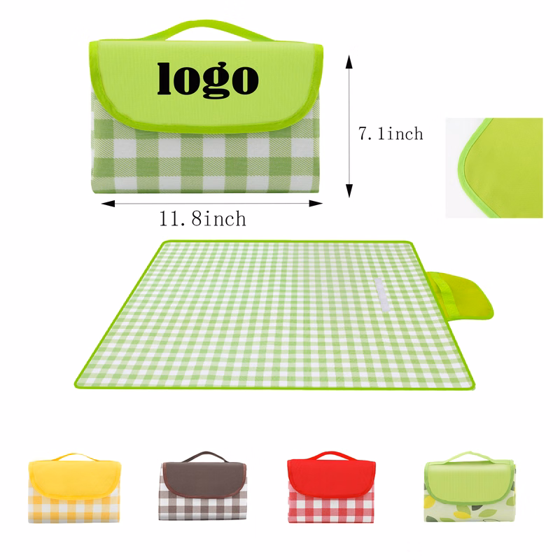 Oxford Picnic Outdoor Waterproof Foldable Blanket For Travel MOQ50