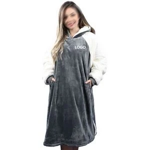 Oversized Sweatshirt Blanket With Hoodie Blanket 1