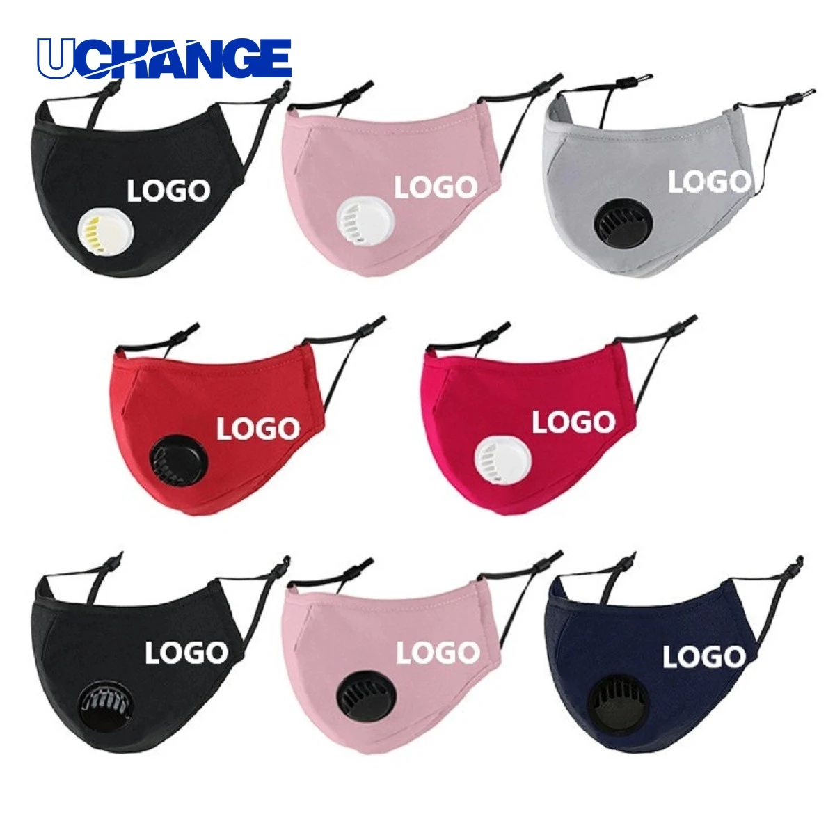 Reusable Cotton Face Mask with Valve 1