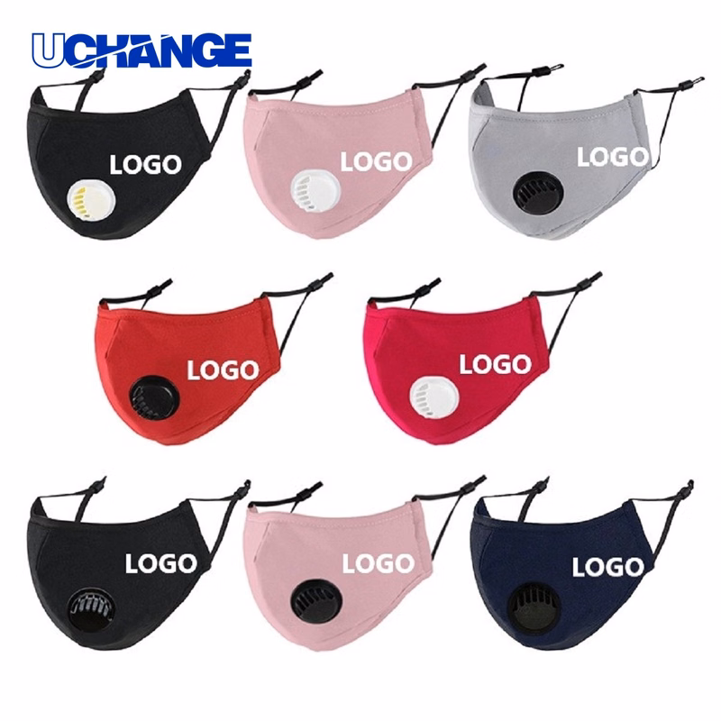 Reusable Cotton Face Mask with Valve