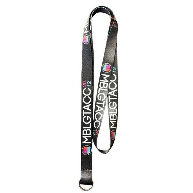Polyester Dye Sublimated Lanyard with Split Ring - 36"x1/2" 1