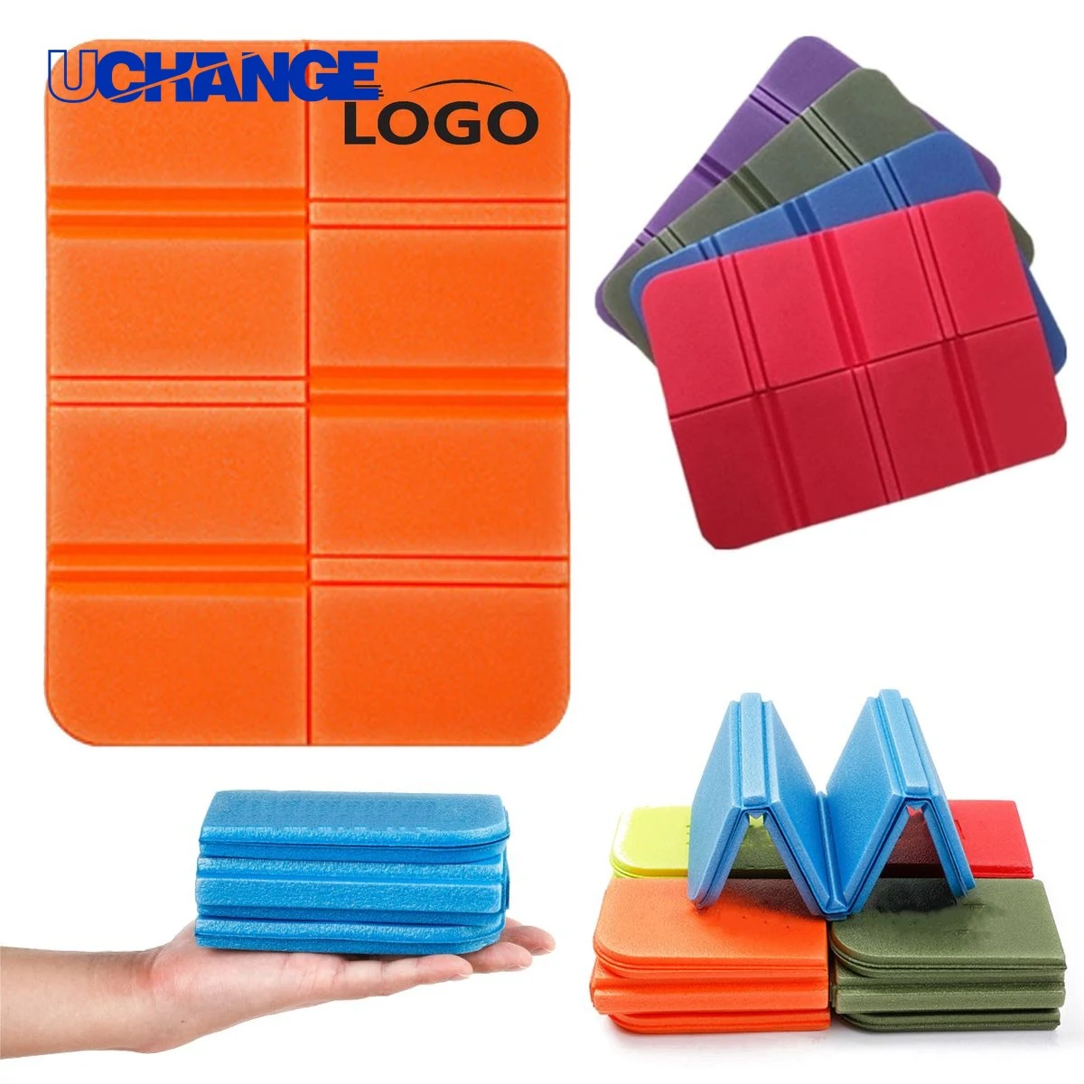 Foldable Rectangular Stadium Seat Cushion for Events 1