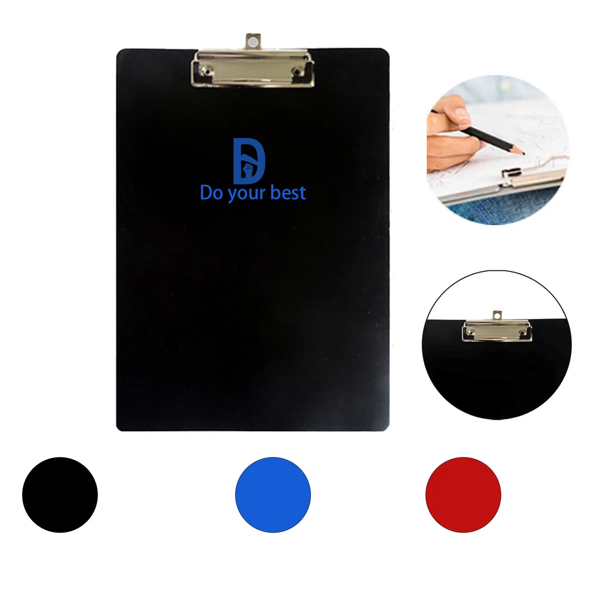 Document Folder with Metal Clip 1