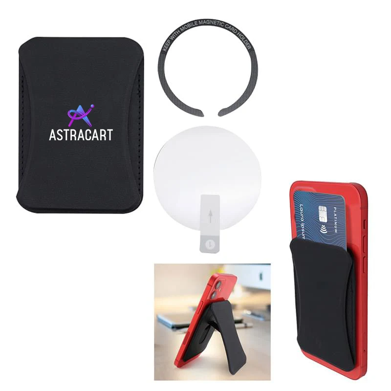 Magnetic Phone Wallet and Stand 1