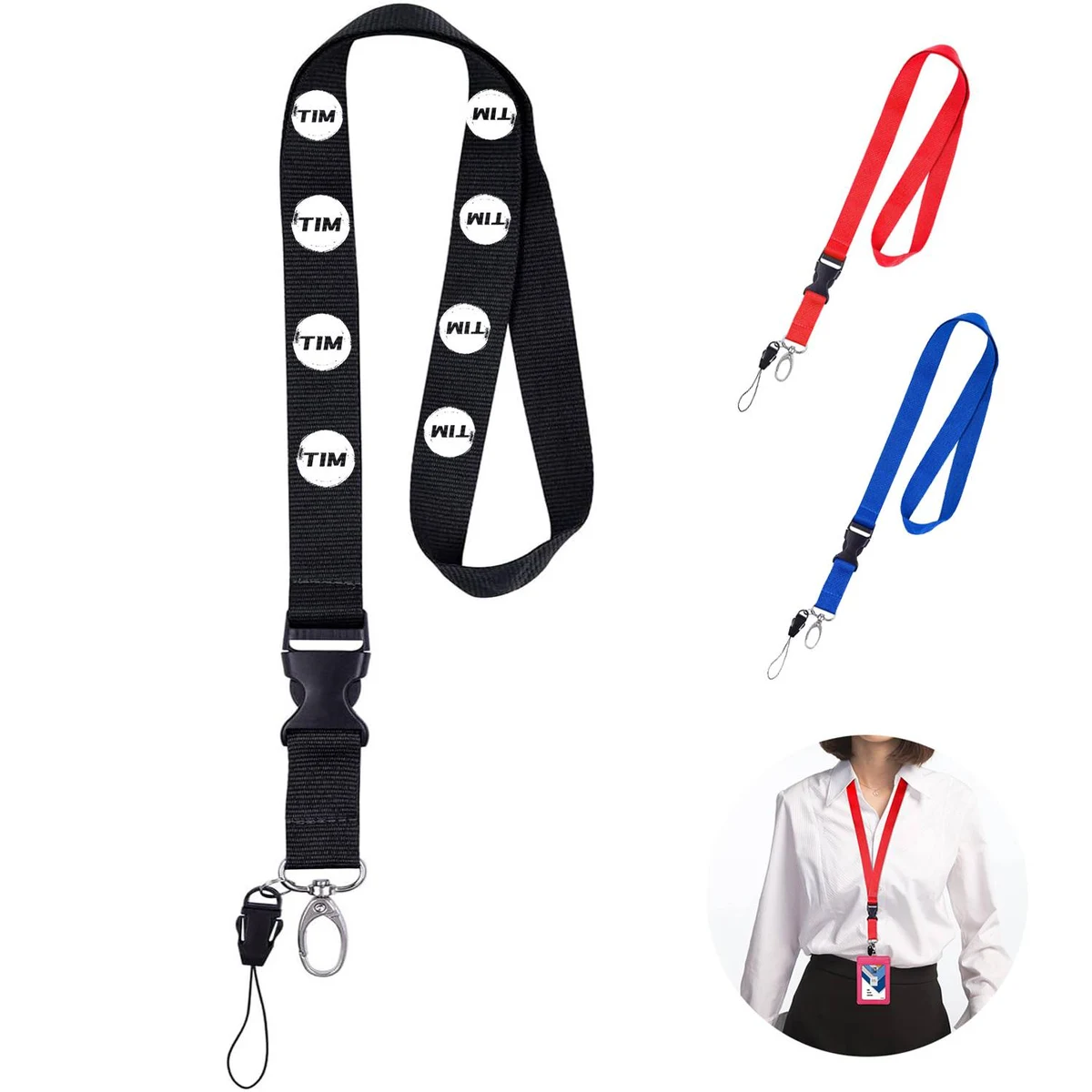 3/4"Custom Id Lanyard 1