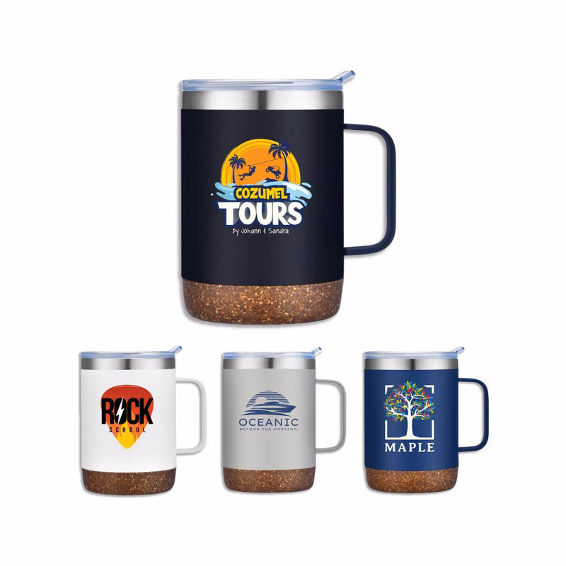 Cork Mate 12 oz Stainless Steel Camp Mug