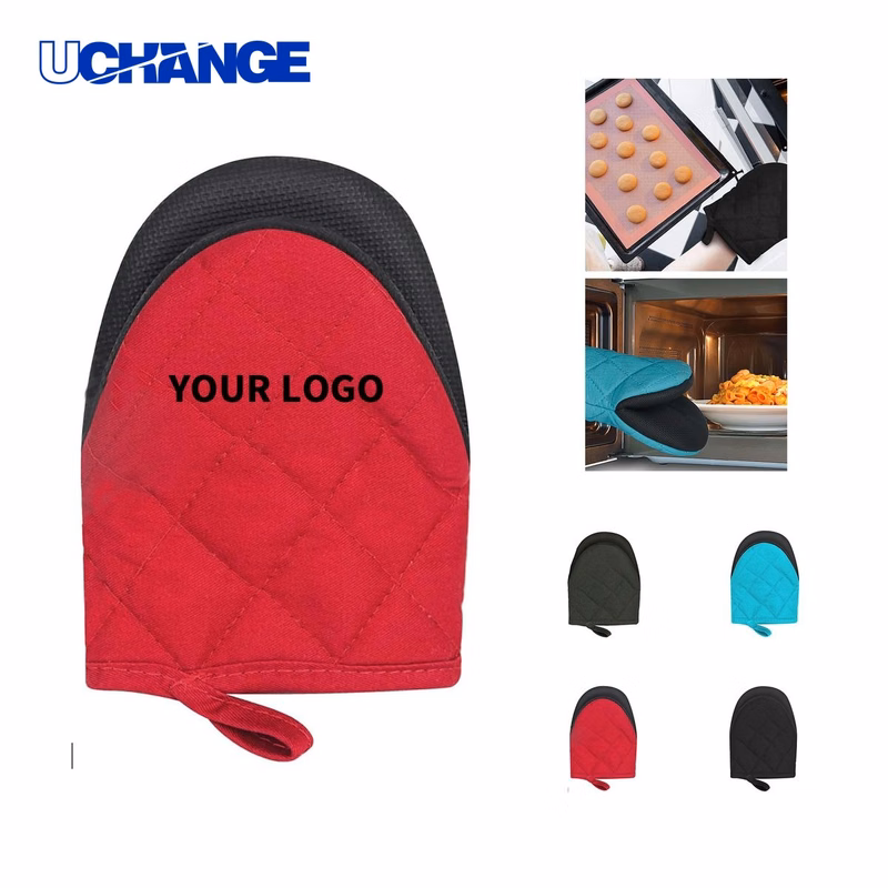 Honeycomb Texture Oven Glove with Cotton Lining 7.87" x 5.5"