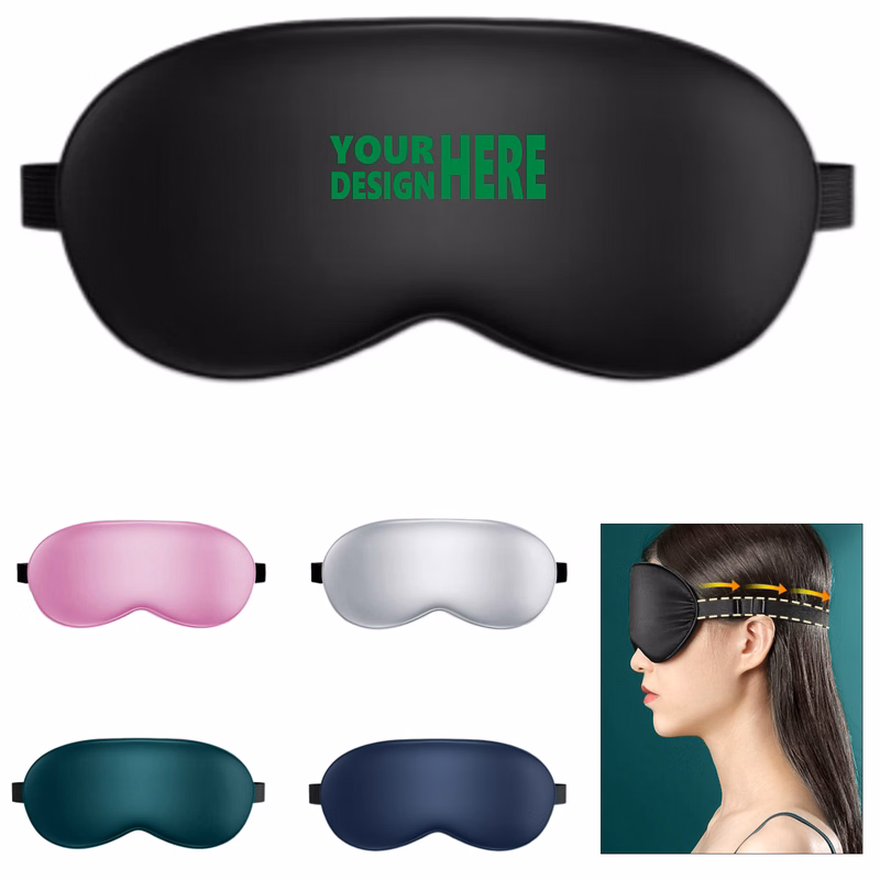 Reversible Faux Silk Blackout Sleep Mask