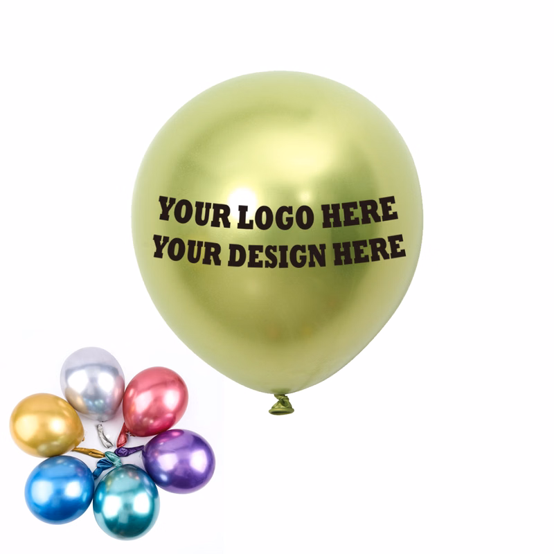 12-inch Thickened Metallic Balloon