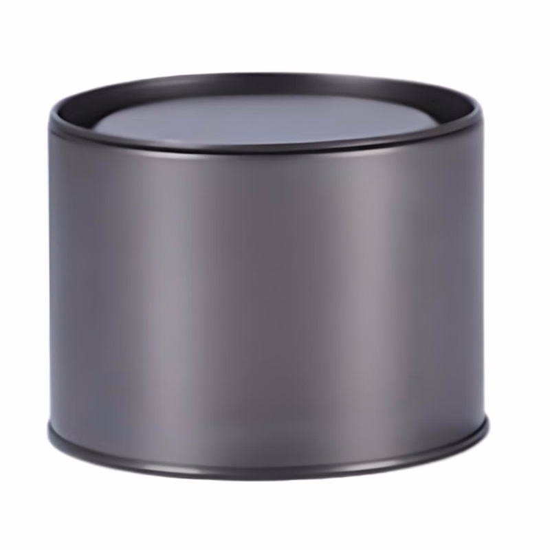 Colorful Round Empty Tin Container