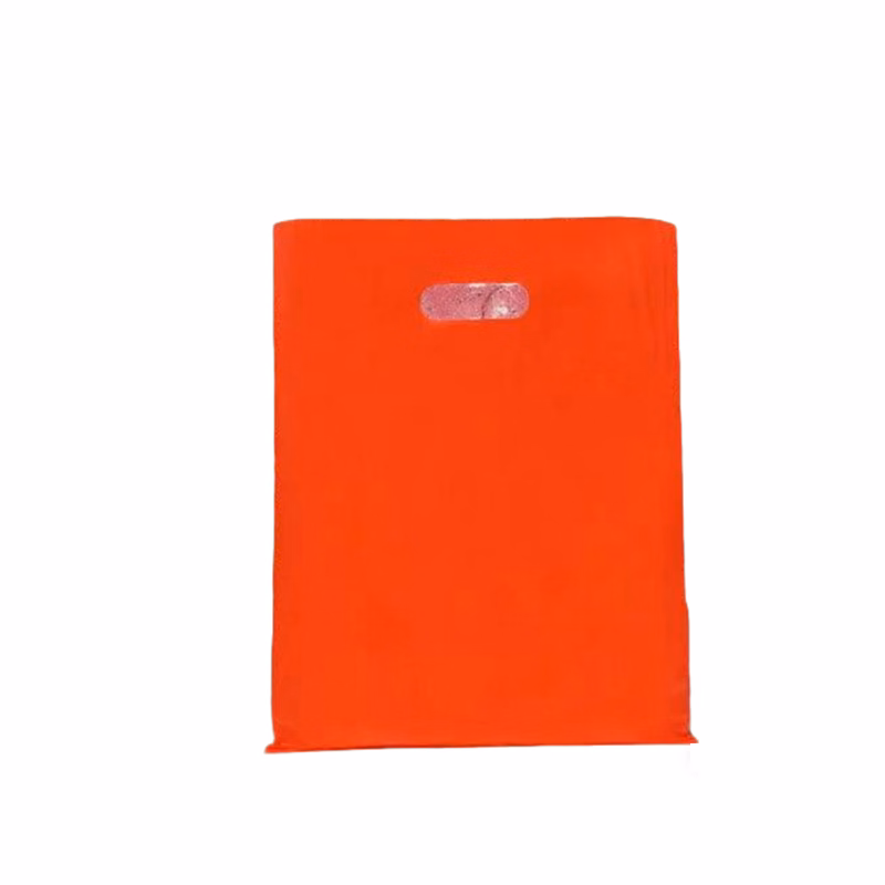 Plastic Die Cut Handle Bag 10" x 14" Durable PE Carry