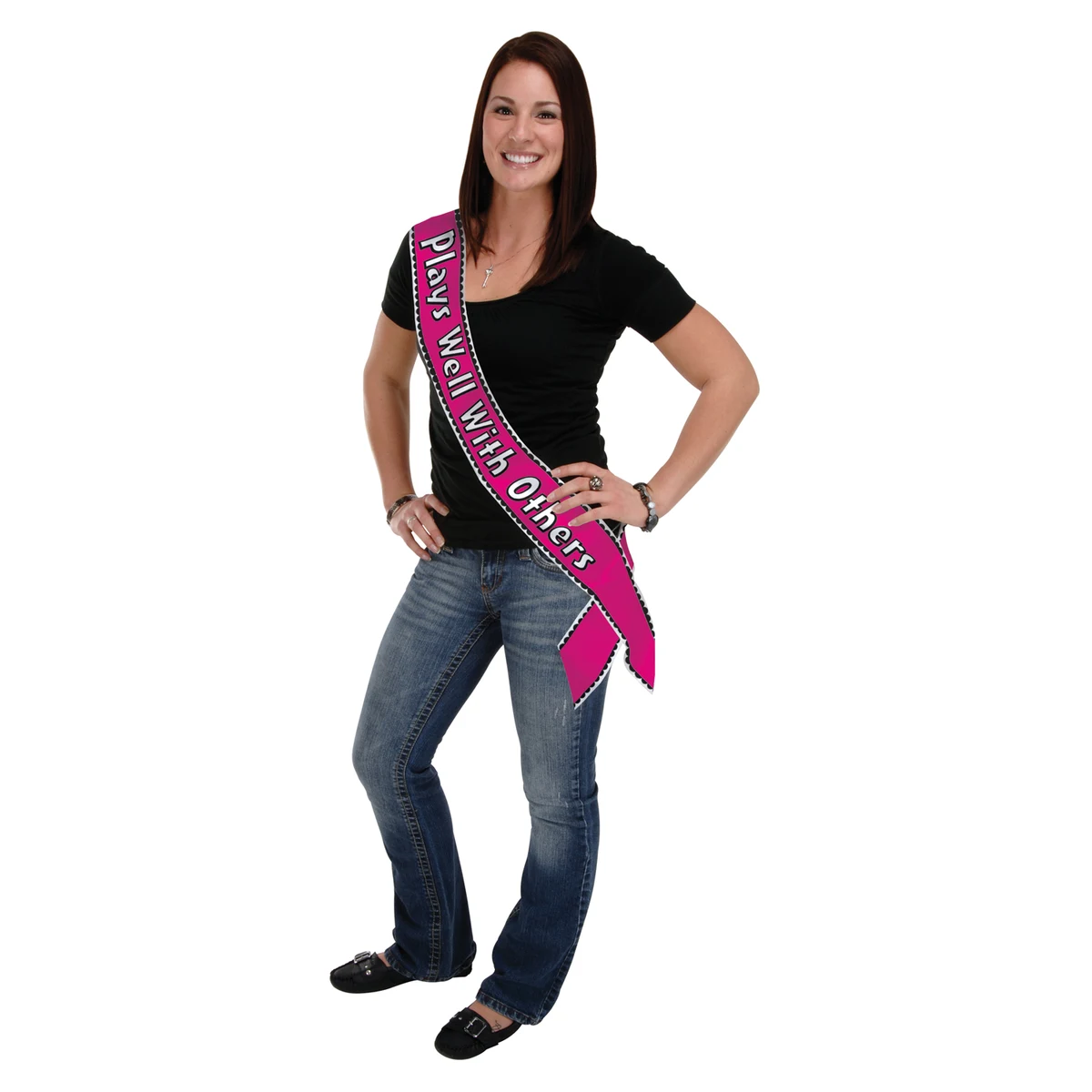 Plays Well With Others Satin Sash 1