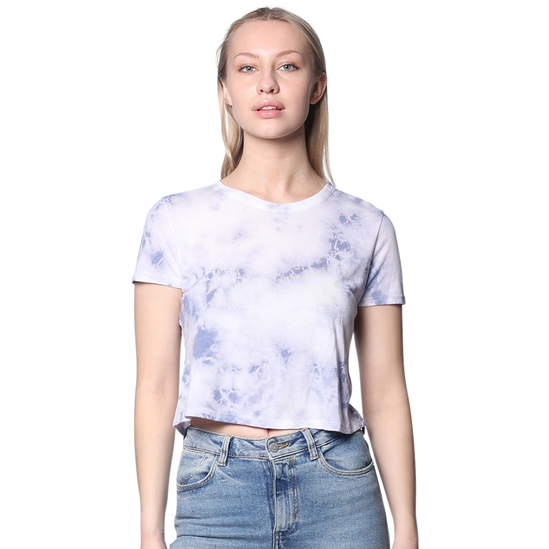 Weekend Cloud Tie Dye Boxy Crop 1