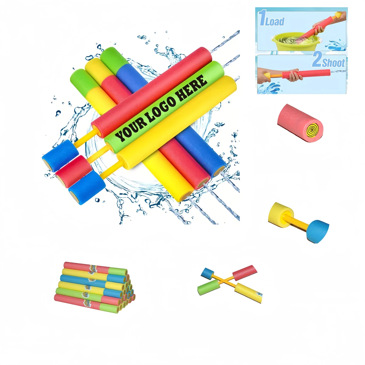 Children's Pool Foam Water Gun 1