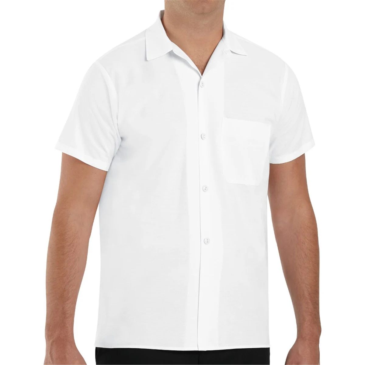 Button-Front Cook Shirt - 5010 1