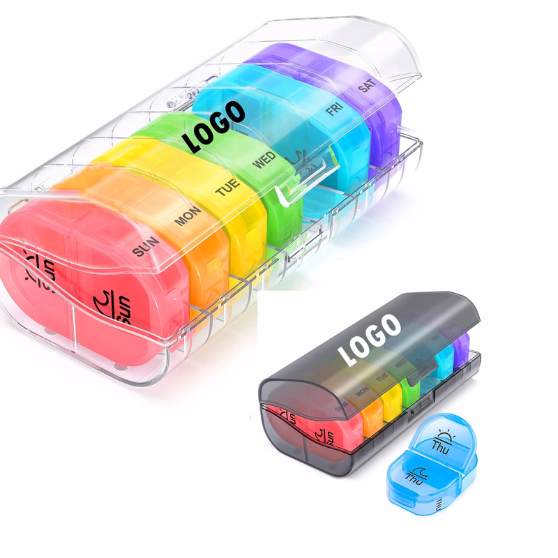 Rainbow Weekly Pill Box