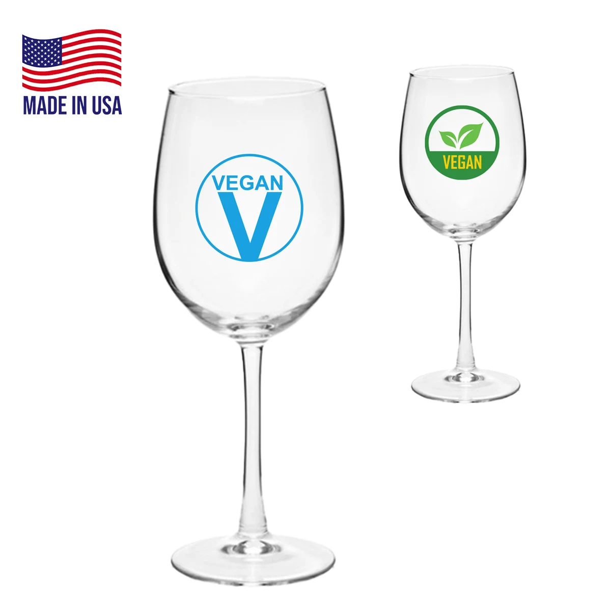16 oz. USA Made ARC Cachet White Glasses W/ Custom Logo 1