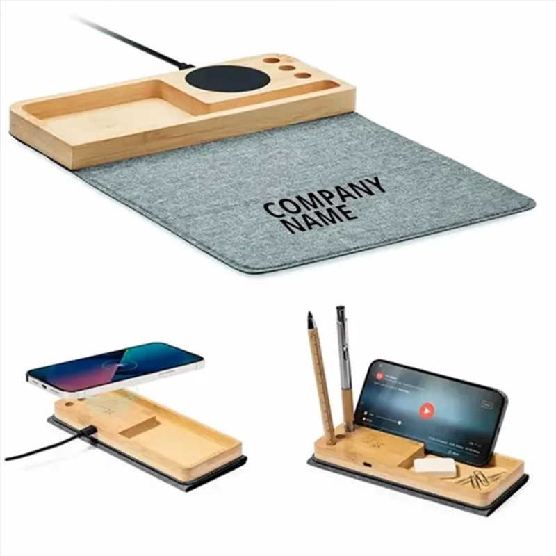 Folding Wireless Charging Desk Organizer