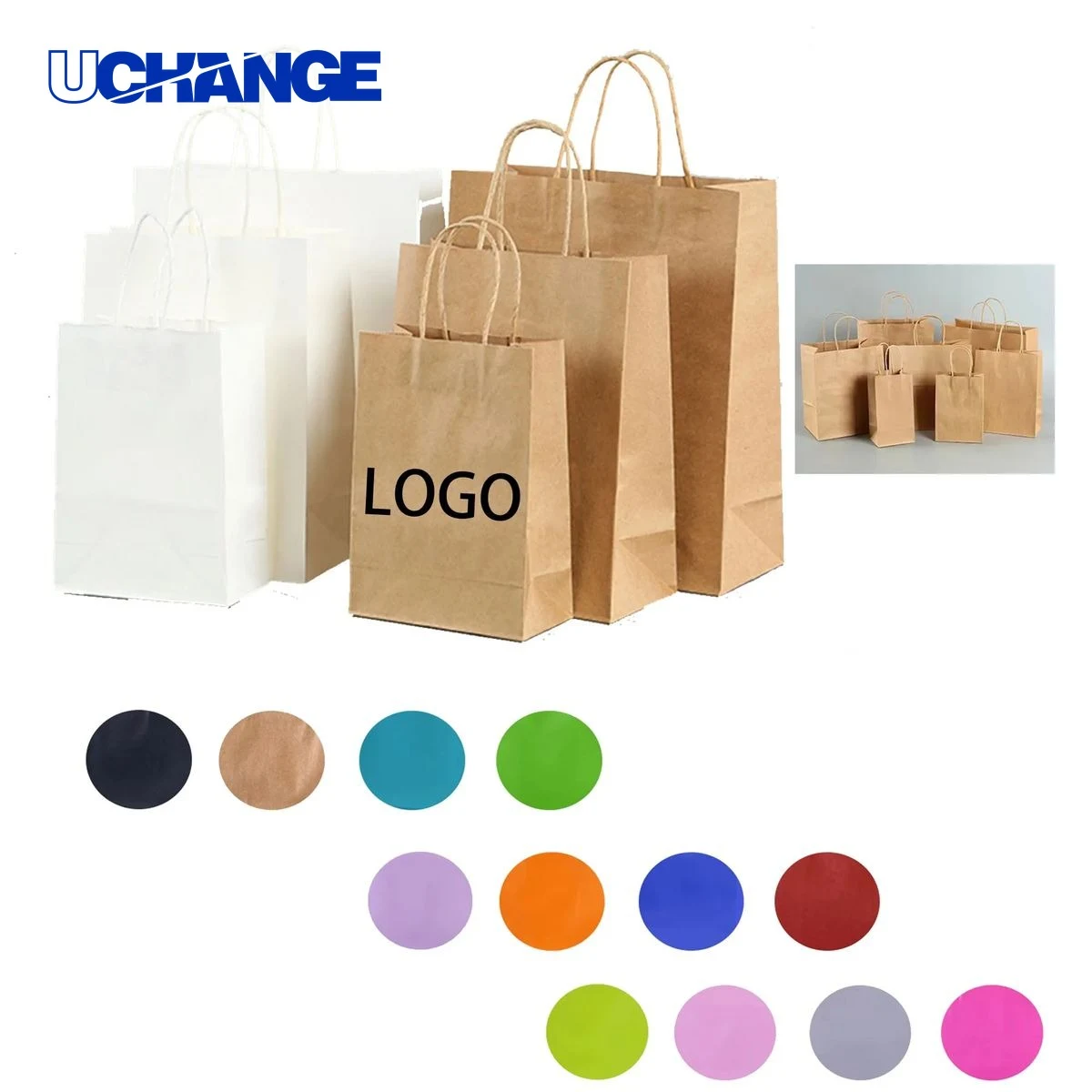 Kraft Paper Bag Container for Gifts 1