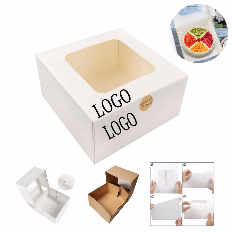 Cake Dessert Packaging Kraft Paper Box
