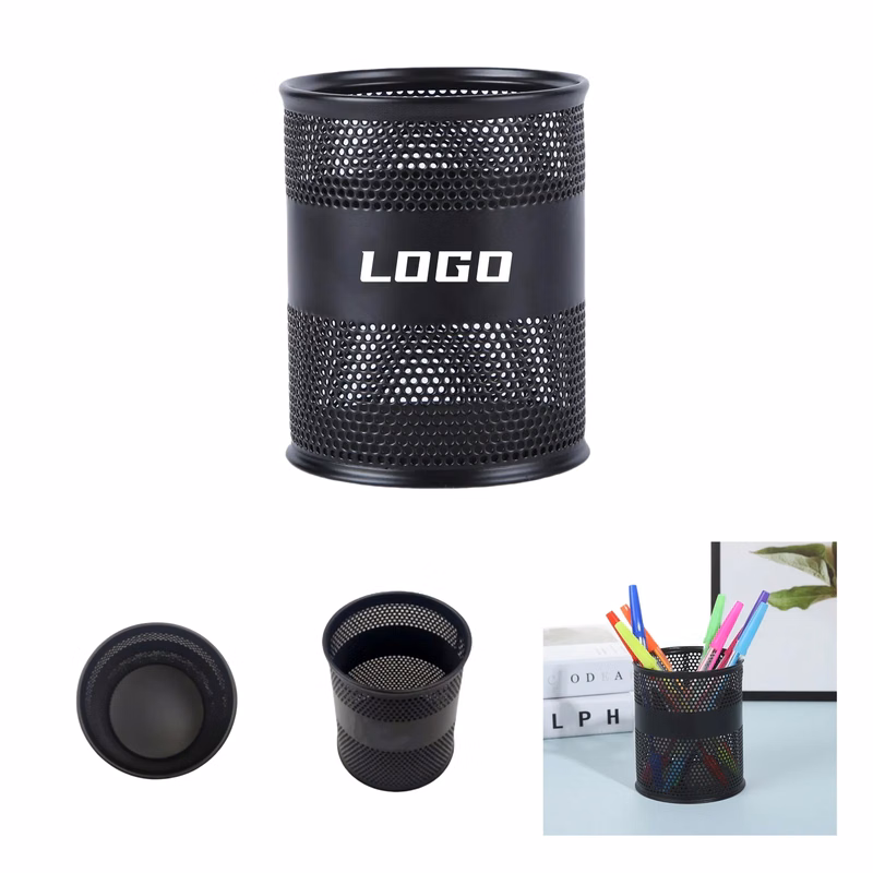 Iron Black Pen Holder/Desk Organizer